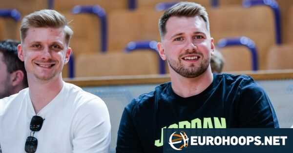 Luka Doncic attended his father’s team Ilirija get promoted to the ABA League