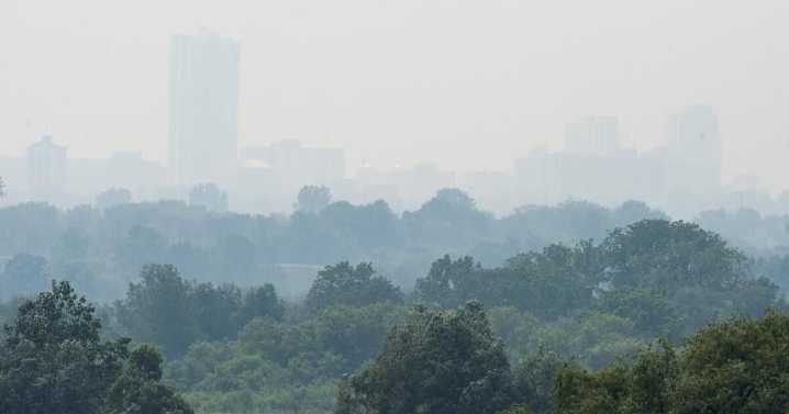 Kitchener air quality ‘high risk’ as wildfire smoke spreads