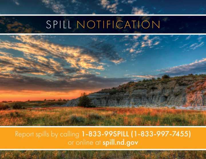 73,000 barrels of produced water spilled last week in Williams County