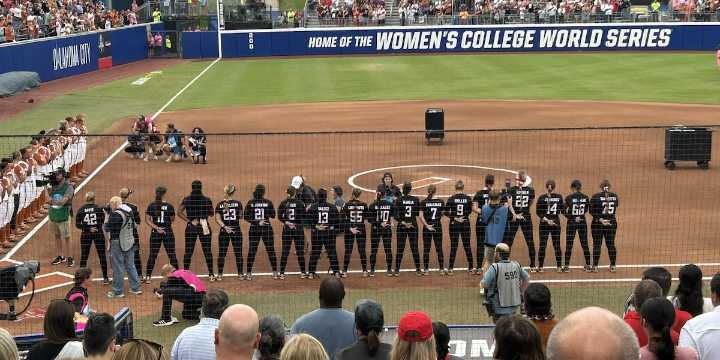 Texas rallies over Texas Tech to take first game in WCWS Championship Series