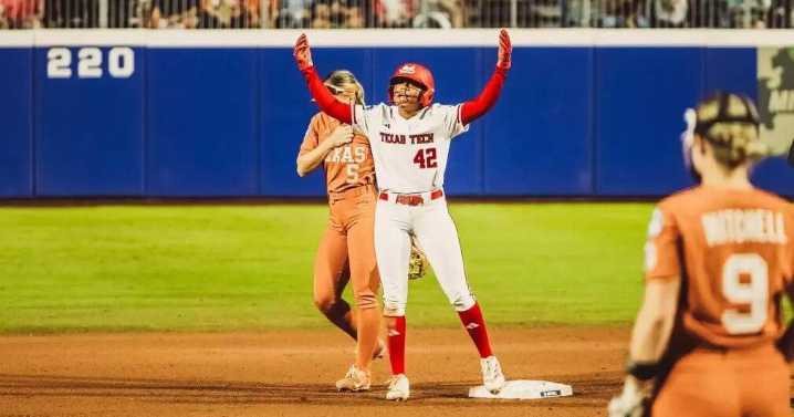 Texas Tech holds on to beat Texas, remain alive, in WCWS