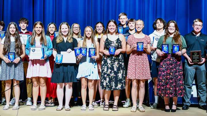 Great Plains Lutheran students receive special awards at Spring Awards Assembly