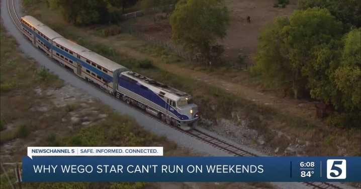 Nashville residents want more from WeGo Star train with limited schedule