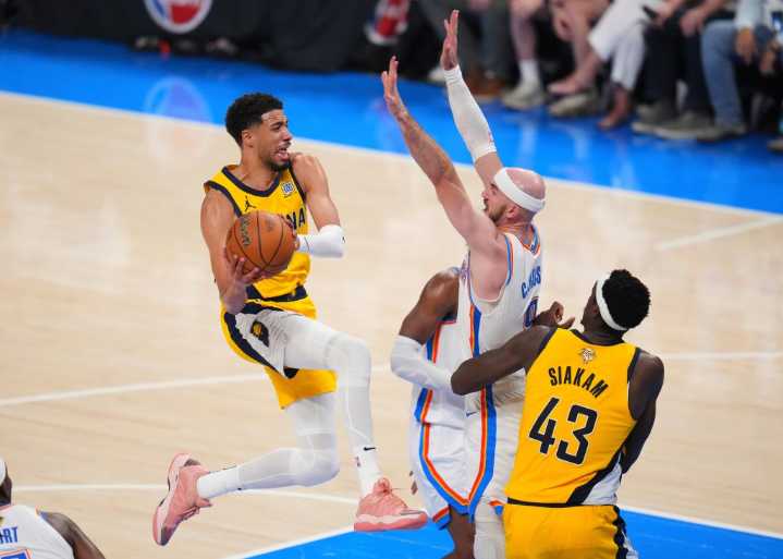 Pacers stun Thunder in Game 1 of NBA Finals