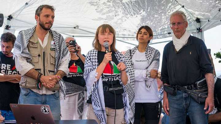 “Flotilla de la libertad”: el barco de ayuda con el que Greta Thunberg y otros activistas buscan quebrar el bloqueo de Israel a Gaza