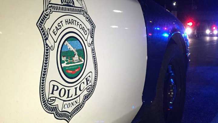 Vehicle hit East Hartford police car and then fled: police