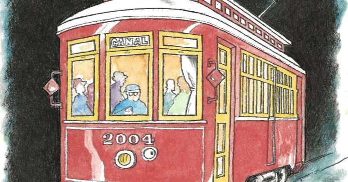 When the streetcars returned to Canal Street, scofflaws cut in line to take the first ride