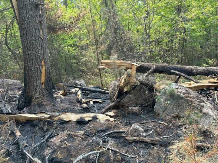 Weather helping Horse River Fire battle