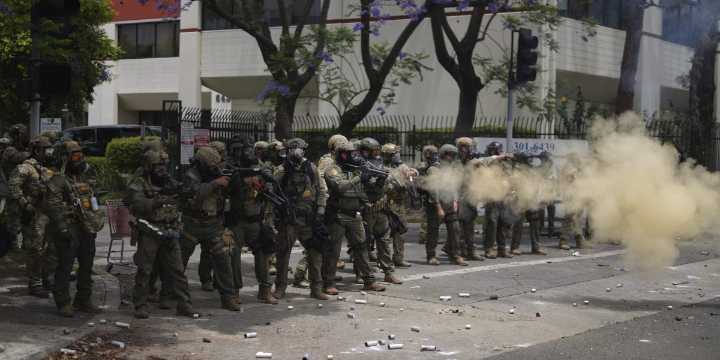 Newsom says federal government to ‘take over’ California National Guard as protesters and immigration agents face off in LA area