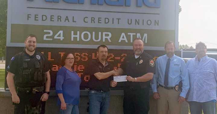 RFCU donates to Sidney PD K