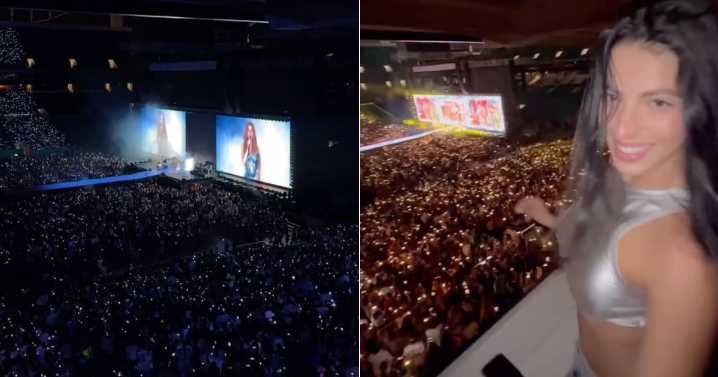 Rachel Arderi goza junto a Oniel Bebeshito en concierto de Shakira en Miami: "Dios mío, qué feliz fui hoy"