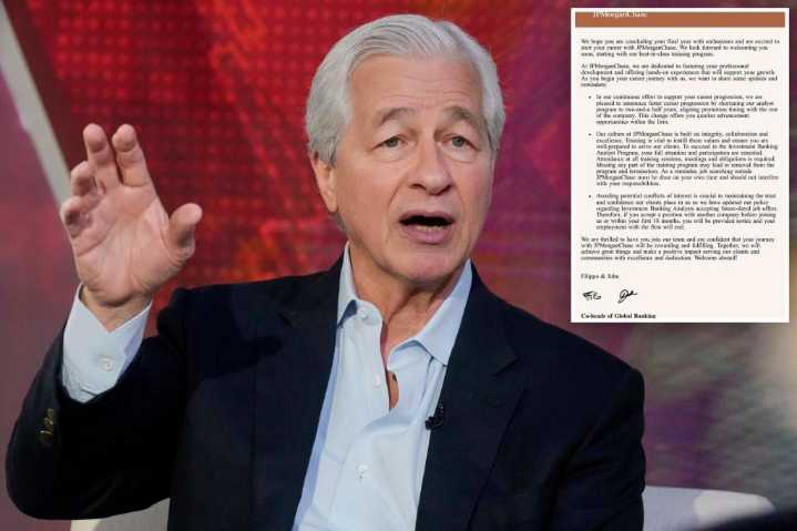 JPMorgan threatens to fire job-hopping junior bankers