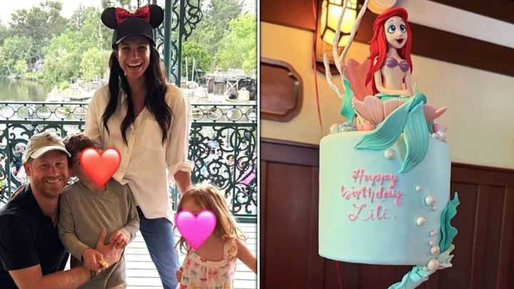 Princess Lilibet celebrates her fourth birthday at Disneyland with Harry, Meghan and Archie, including a Little Mermaid cake and a meet