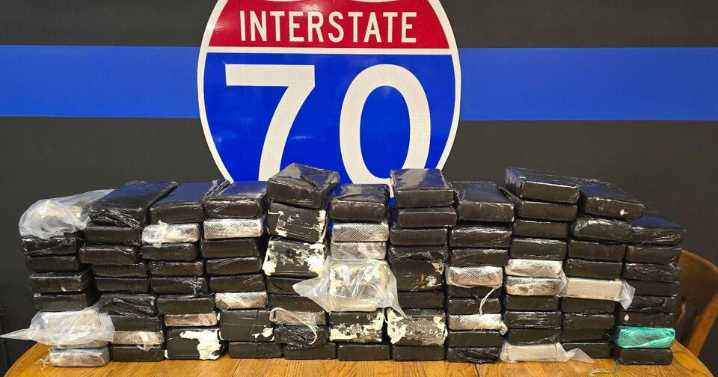 Kansas traffic stop yields 3,280 pounds of marijuana, 260 pounds of cocaine