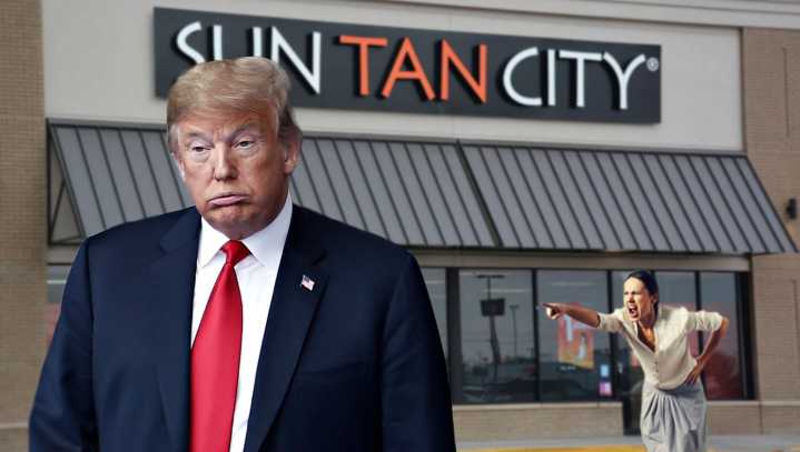 In Devastating Blow, Trump Banned From Sun Tan City