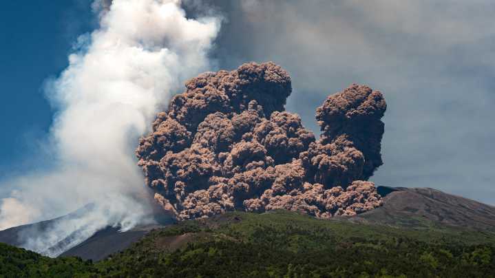 A Spectacular Eruption of Mount Etna