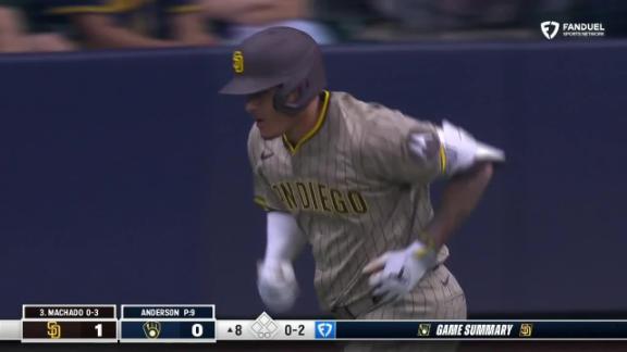 Manny Machado homers again as Padres defeat Brewers 2