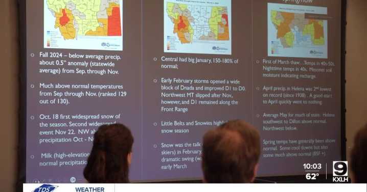 Officials discuss Montana's drought outlook