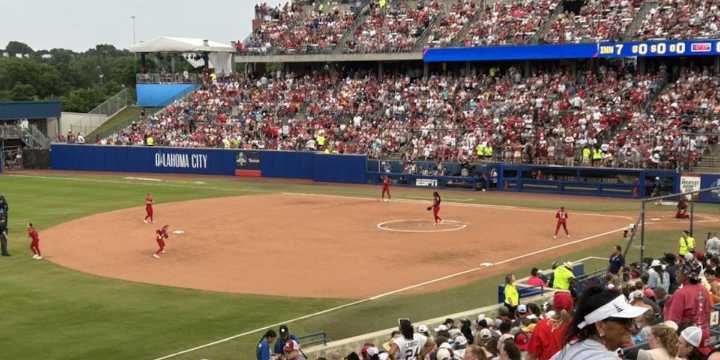 NCAA announces weather delay for WCWS game two