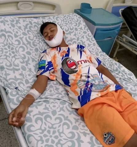 Familiares de warao herido cuestionan a organización de futbol por no preocuparse por su salud