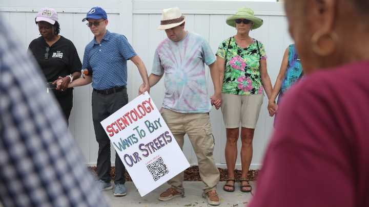 Florida attorney general steps into Scientology land debate
