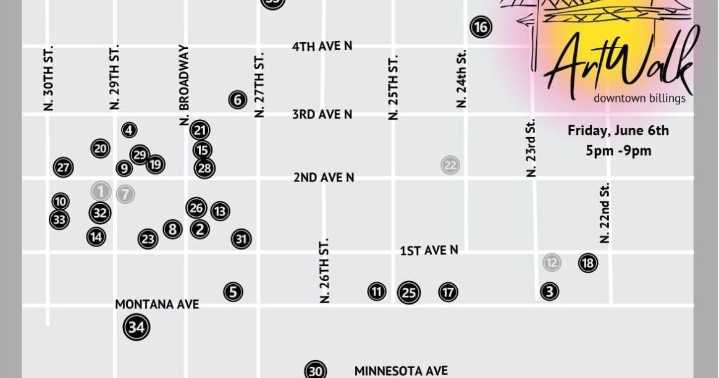 ArtWalk returns to downtown Billings on Friday
