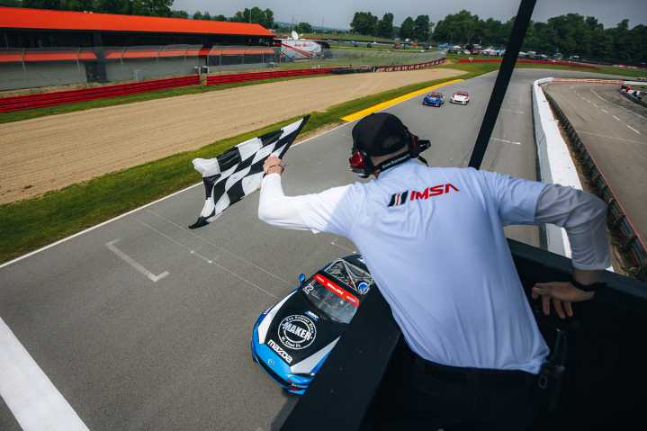 Fletcher charges to Mazda MX-5 Cup win at Mid