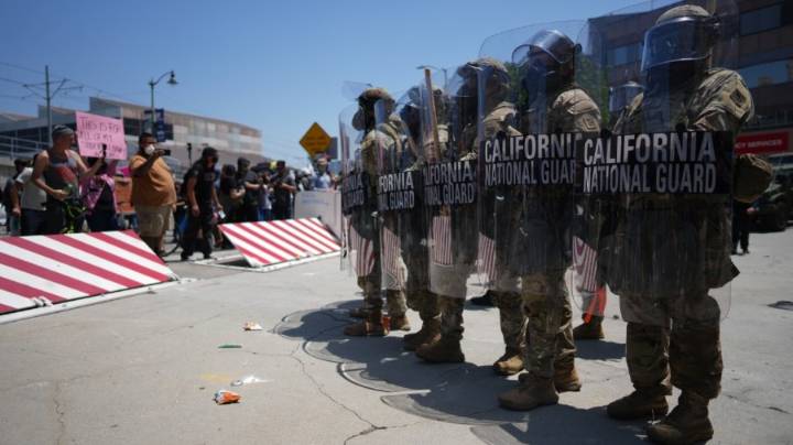 Trump says LA 'looking really bad': 'Bring in the troops!!!'