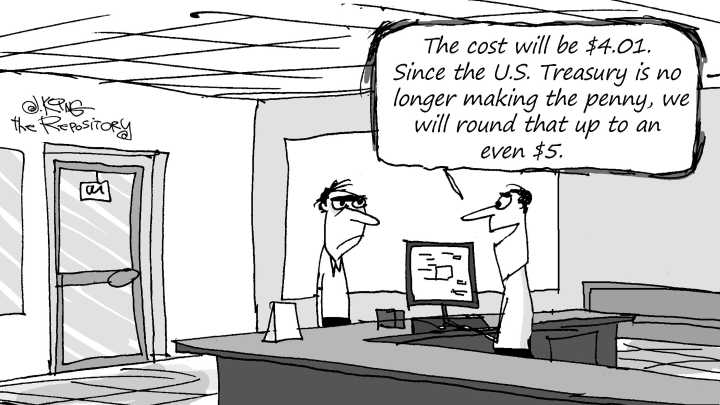 What will happen when the penny disappears?