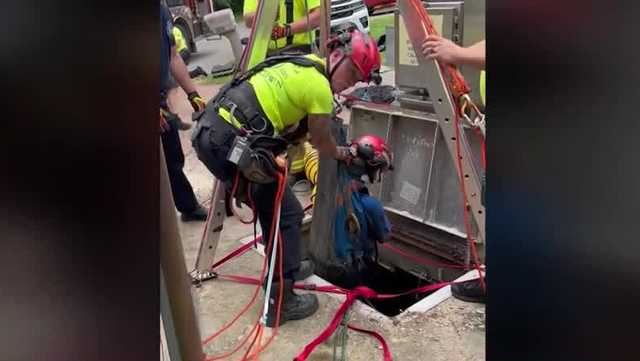 MSD worker rescued after falling into sewer well in Anchorage