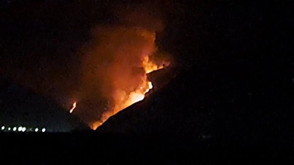 Fort Fire burns 133 acres with 5% containment, evacuation warning in place