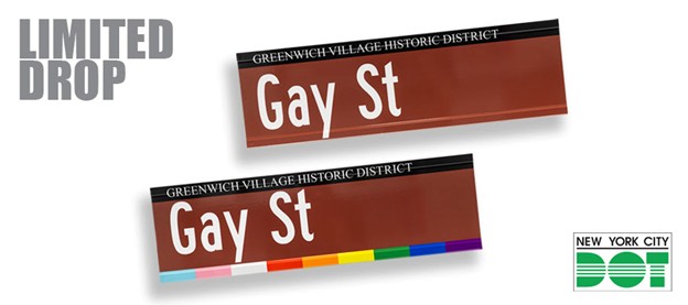 Lanzan Lote Limitado De Rótulos De Calle Gay