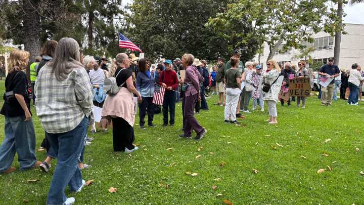 Coronado veterans rally to show support for VA amid cuts