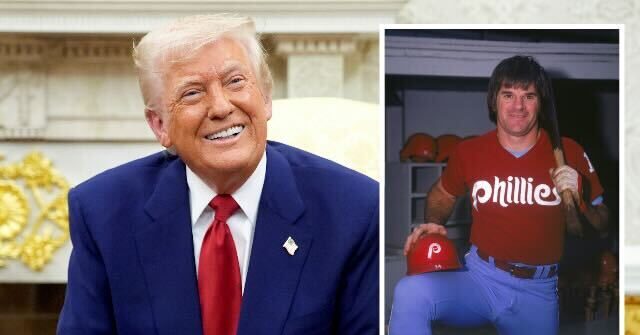 MLB Commish: Trump Among 'Supportive' Voices Backing Pete Rose's Removal from Ineligible List