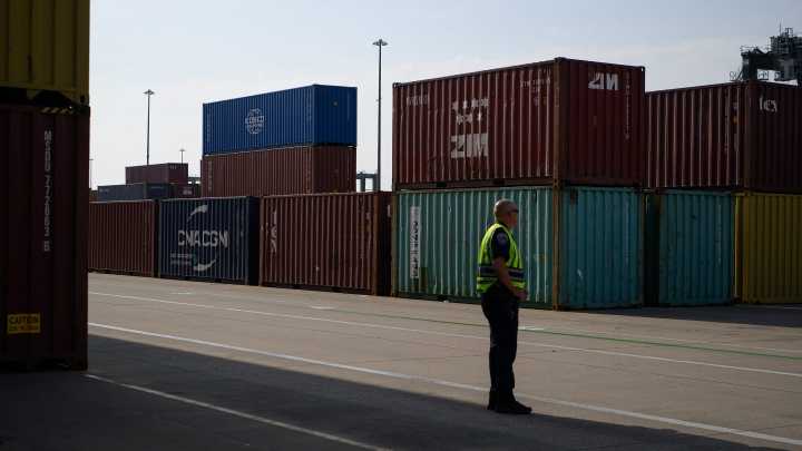 U.S. trade deficit narrows by most on record as imports plunge