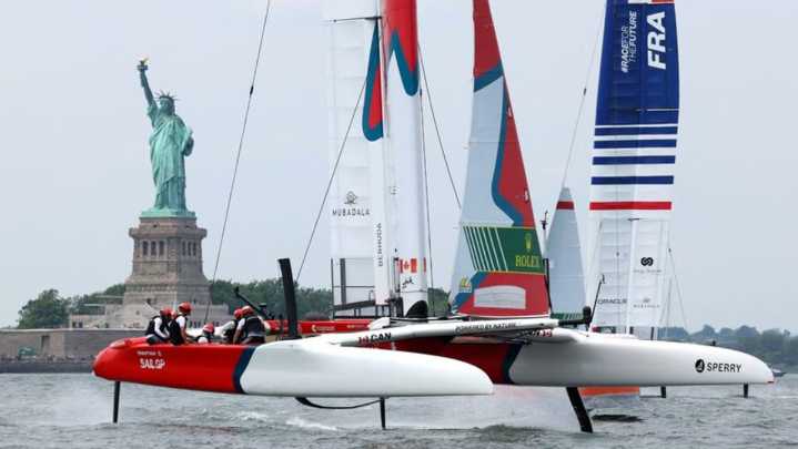 Sailing-SailGP rides rising tide with celebrity owners, brands