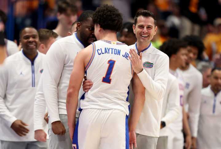 National champ Florida Gators men's basketball open practice