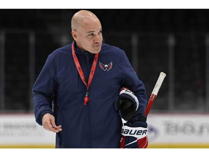Spencer Carbery, who elevated the Caps, is the NHL’s coach of the year