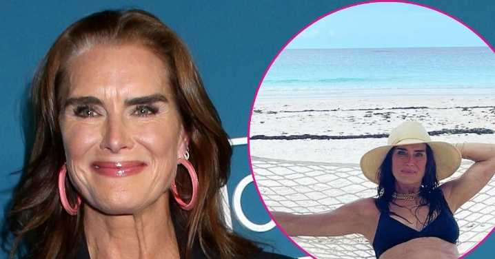 Bikini-Clad Brooke Shields Celebrates Her 60th Birthday In 'Paradise'