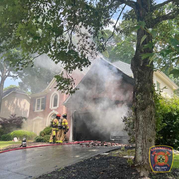 Cat Rescued From Alpharetta House Fire