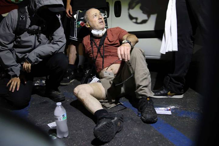 Journalist Shot with Explosive Device While Wearing Press Badge at L.A. Protest Shares 'Surprise' at Officers' Escalation