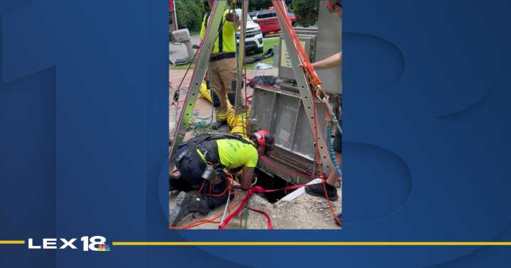 MSD worker rescued after falling nearly 25 feet into well in Louisville