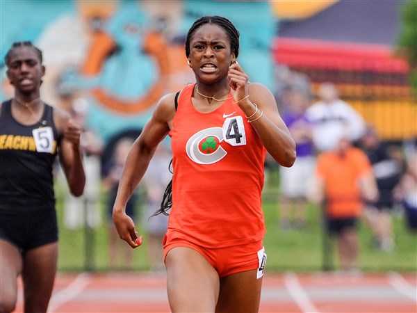 Division II track and field: Central Catholic's King sweeps sprint events