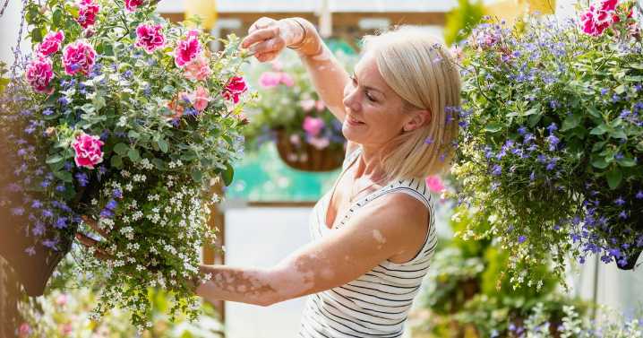Gardeners will get 'thriving' hanging baskets if watered at one time of day