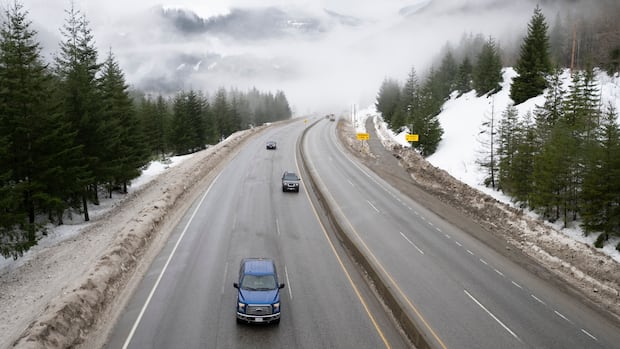 Urgent sinkhole repair closes Coquihalla Highway northbound from Hope to Merritt