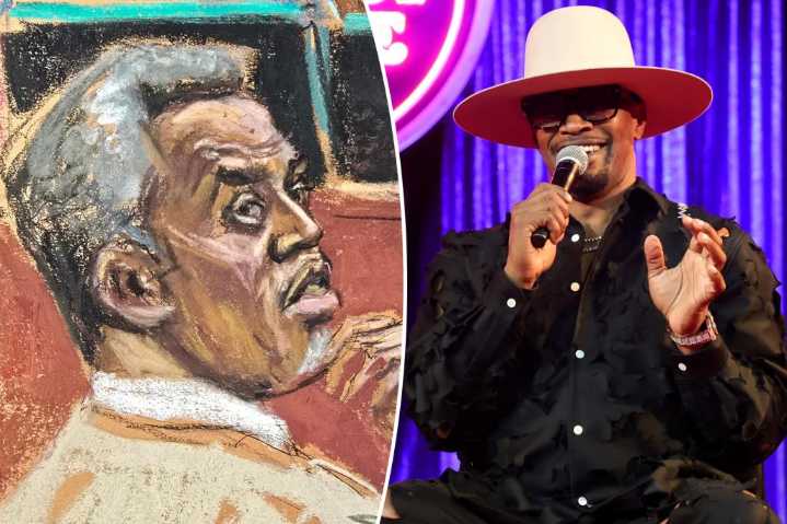 Jamie Foxx roasts Sean 'Diddy' Combs' amid sex trafficking case