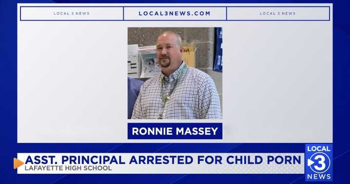 Lafayette High School asst. principal arrested on charges related to child porn