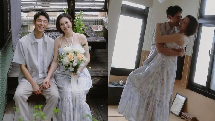 Taiwanese actors Esther Liu and Simon Lian announce marriage and pregnancy