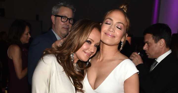 Sounds Like J.Lo and Leah Remini Aren’t Fighting
