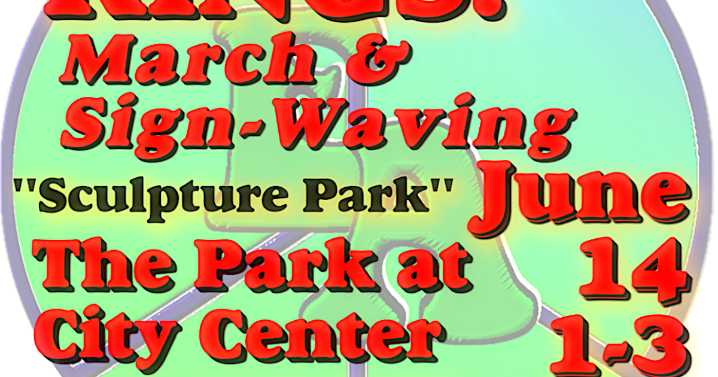 "No Kings" March and Sign-waving in Shoreline Saturday June 14, 2025